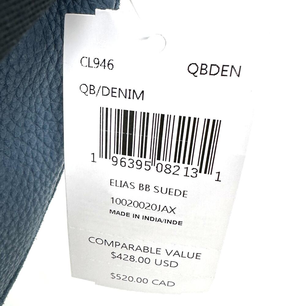 Coach Elias Belt Bag Denim Blue Suede Leather CL946 - Picture 9 of 9